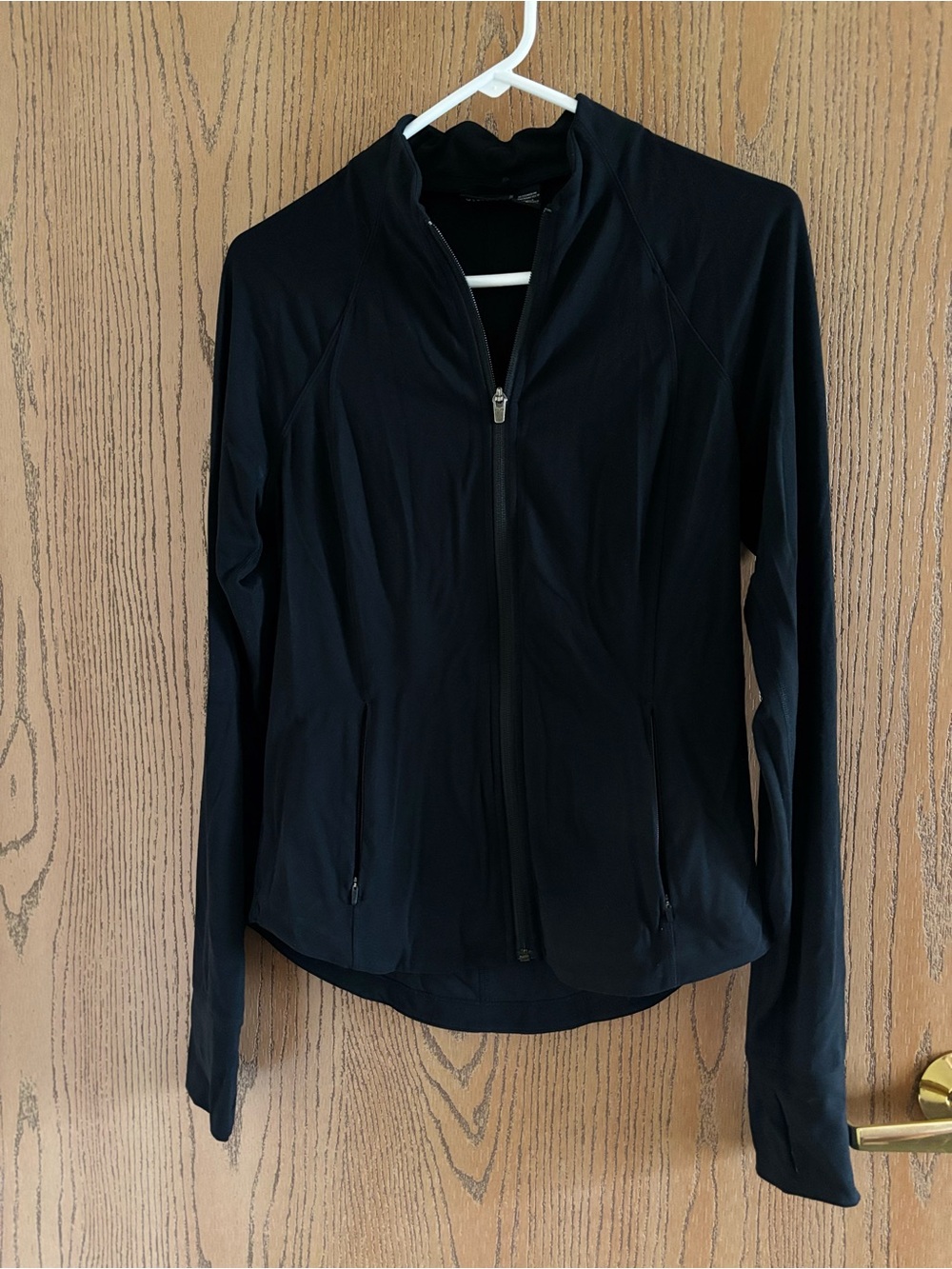 Athleta Black Zip-Up - Small
